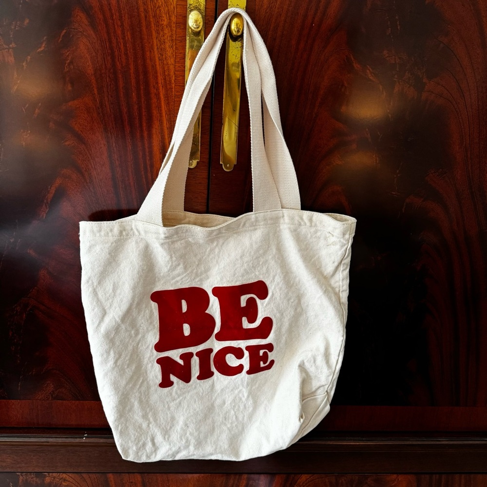 Ban.do Canvas “Be Nice” Tote Bag
